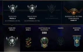 Conta de lol lv 193