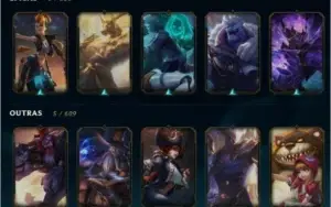 CONTA LEAGUE OF LEGENDS - OURO 2