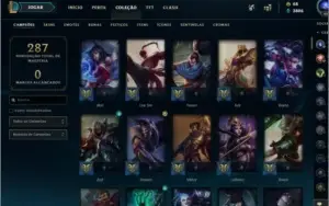 Conta League of Legends - 246 Skins, Gold Season 6, 7, 8, 9
