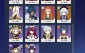 Conta com personagens 5 ✨ + Xiao
