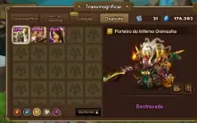 Conta summoners wars Akroma Mid Game