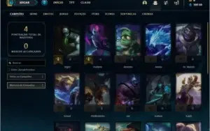 Conta bronze 1 baratinha com 1 skin e 24 champs