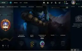 Conta LoL Unranked criada em 2014