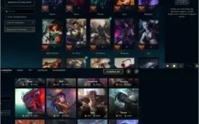 Conta LoL Unranked criada em 2014