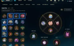 Conta LoL lvl 439 - 686 Skins - (Lista de skins no anuncio)