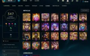 Conta LoL lvl 439 - 686 Skins - (Lista de skins no anuncio)