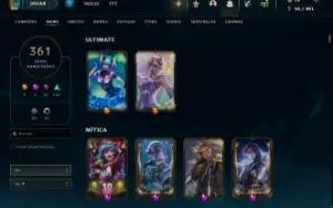 Conta lol + valorant, muitas skins