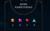Conta lol Borda D5 41 Skins 10 Chromas