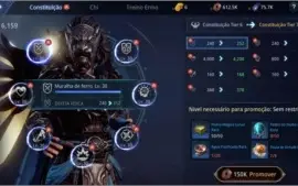Guerreiro lv 73 Power 90k + 2 petes Heroicos + Couro RED