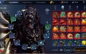 Guerreiro lv 73 Power 90k + 2 petes Heroicos + Couro RED