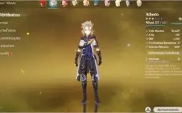 Conta top Com DILUC ALBEDO E muitos outros 4* Livro 5*