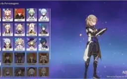 Conta top Com DILUC ALBEDO E muitos outros 4* Livro 5*