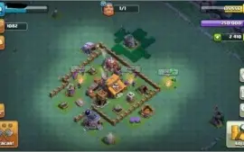 CONTA CLASH OF CLANS CV9 90% FULL