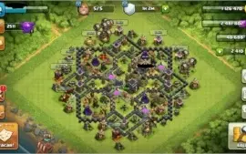 CONTA CLASH OF CLANS CV9 90% FULL