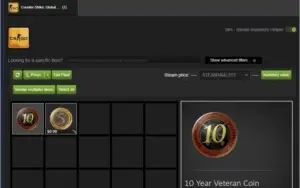 CONTA STEAM 16 ANOS - COM MEDALHA DE 10 E 5 ANOS CSGO