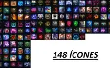 CONTA LOL LVL 258 /FULLCHAMPION/93SKINS/14 ÍCONES/OURO2