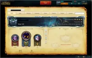 CONTA DE LEAGUE OF LEGENDS 47 CHAMPS  21 SKINS/Borda Diamond
