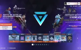 Conta Overwatch 2 -- 7 armas douradas