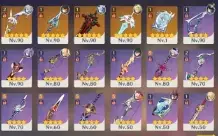 Ar 57- Ganyu, Venti, Zhongli, Eula, Xiao, Albedo Mais 6*
