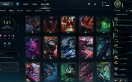Conta de League Of Legends + 130 skins