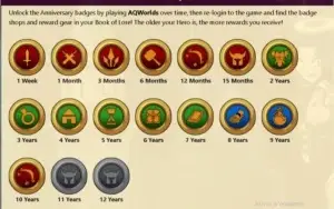 CONTA AQW - DARKSIDE, VOLTARIE UNICOR, SOUL HARVESTER