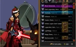 CONTA AQW - DARKSIDE, VOLTARIE UNICOR, SOUL HARVESTER