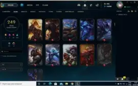 Vendo conta de League Of Legends TOP