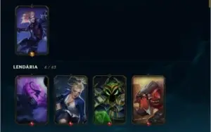 CONTA GOLD 1 MAIS DE 100 SKINS LEAGUE OF LEGENDS
