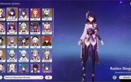 GENSHING IMPACT | AR57 | RAIDEN C6 | GANYU C1