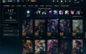 Ferro 4 com 60 Champs e 10 Skins