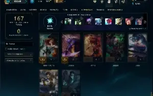 Ferro 4 com 60 Champs e 10 Skins