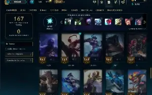 Ferro 4 com 60 Champs e 10 Skins