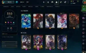 conta BOA de league of legends