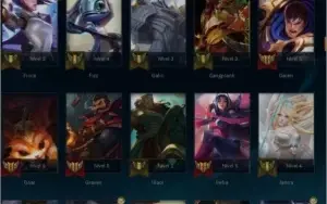 Conta League of Legends Ouro 2 (121 campeões)