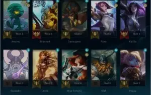 Conta League of Legends Ouro 2 (121 campeões)