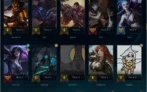 Conta League of Legends Ouro 2 (121 campeões)