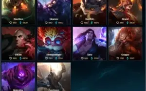 CONTA LOL PLATINA