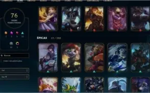CONTA LOL PLATINA
