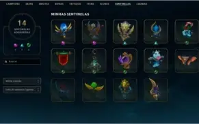 conta d3 criada na s2 / quase todos os champs / 81 skins