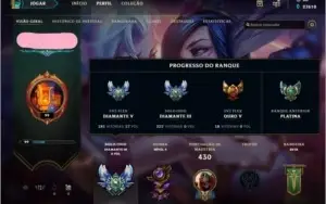 conta d3 criada na s2 / quase todos os champs / 81 skins