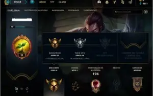 Conta ouro 3 com 23 skins e 48 champs