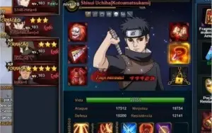 Vendo conta Naruto Online BR