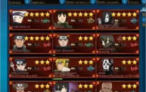 Vendo conta Naruto Online BR