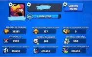 Conta Brawl Stars quase full, 43/44 Brawlers, 19K Trofeus