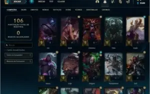 Conta de lol ouro 3!