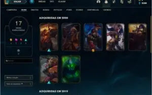 Conta de lol ouro 3!