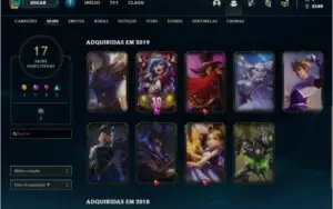 Conta de lol ouro 3!