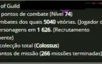 Conta Urban Rivals Colossus - 95% da Colecção Total