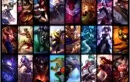Conta platina com todos os champs