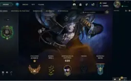 CONTA LOL, TEMPORARIAMENTE GOLD III, 1288 skins